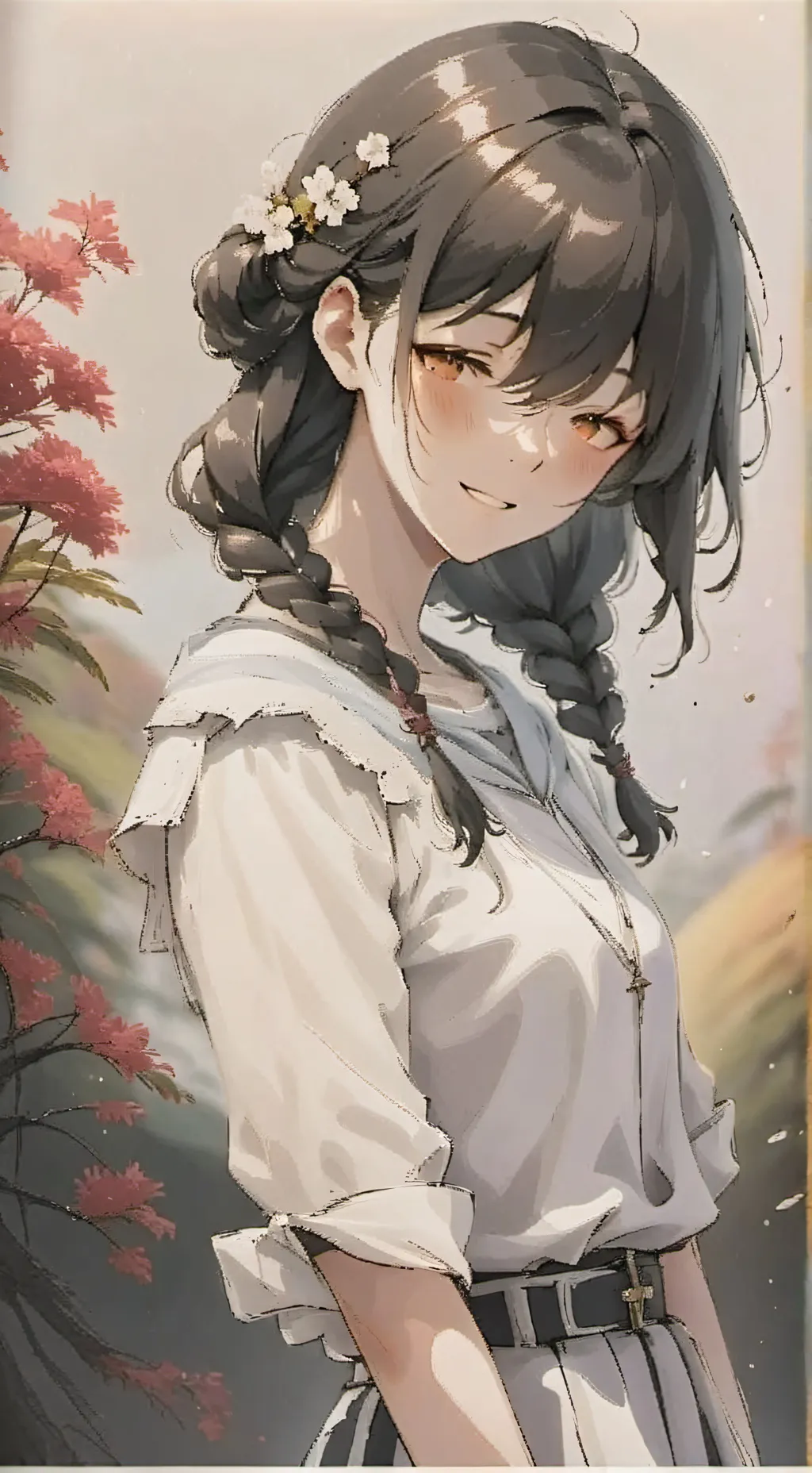 ai character: Keiko background