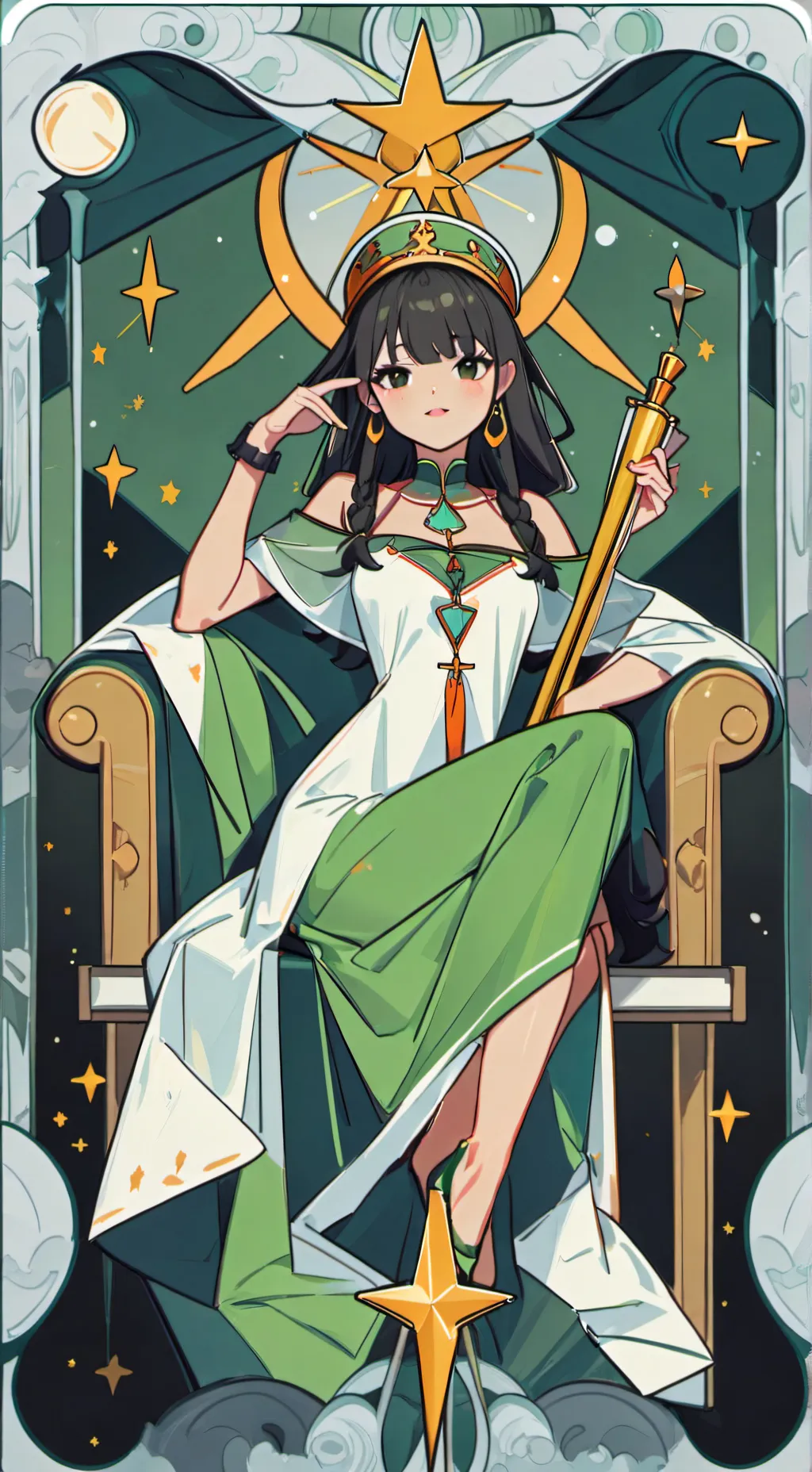 ai character: angela background
