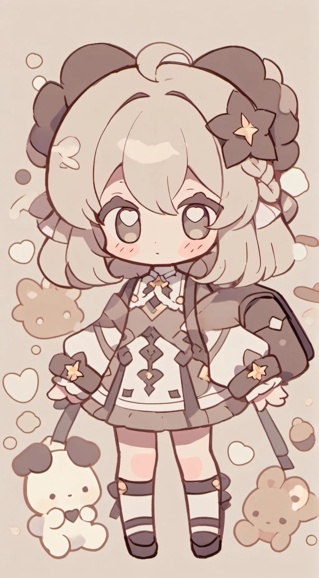 ai character: Niña molestosa background