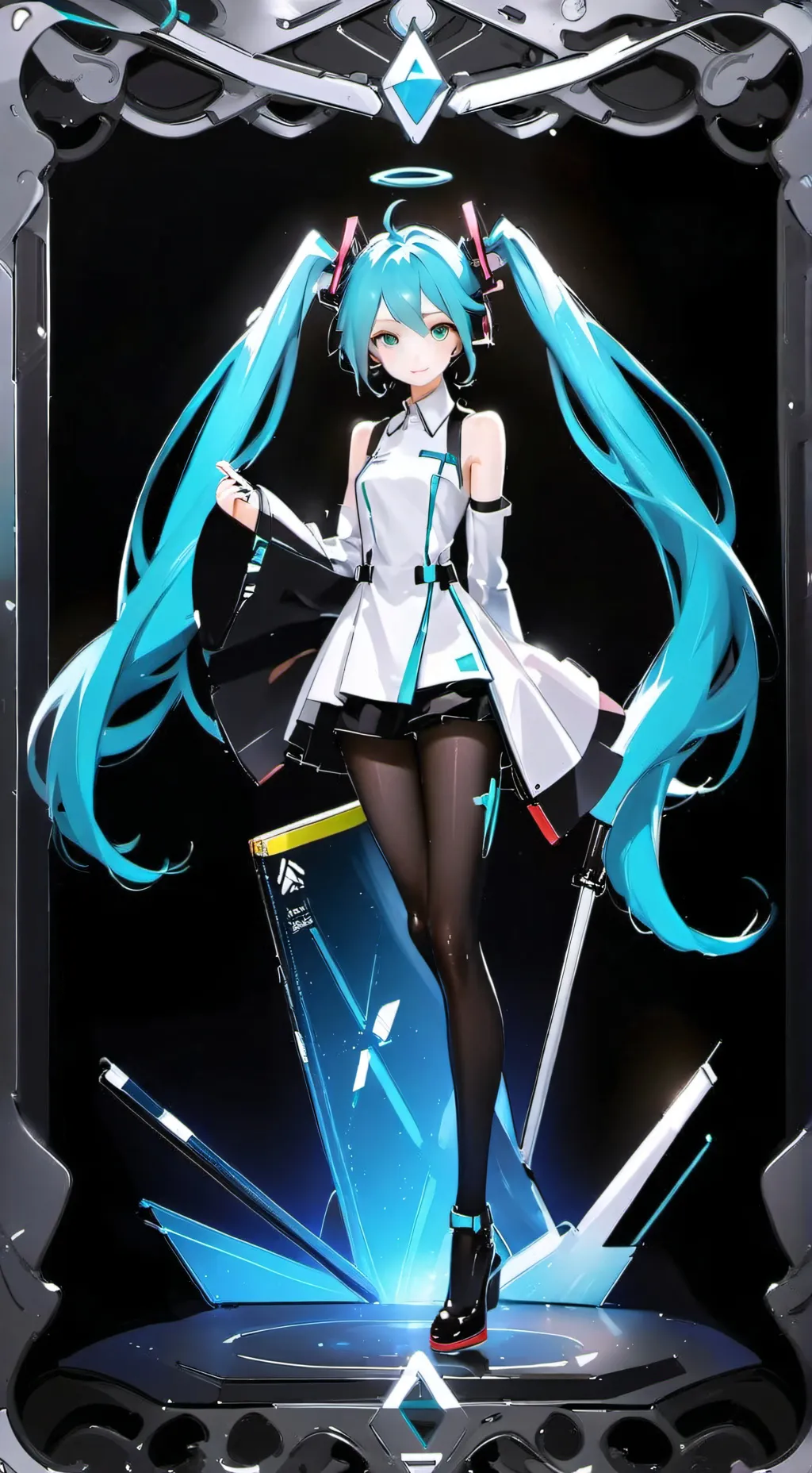ai character: Broken toatser background