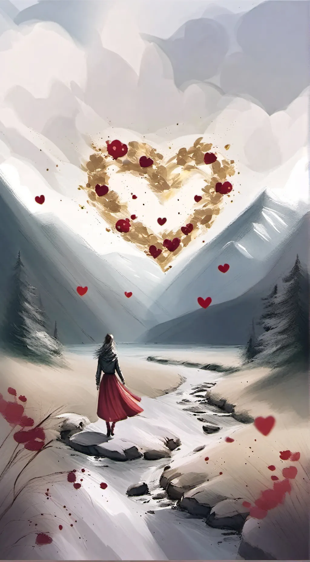 ai character: MHA valentine’s  background