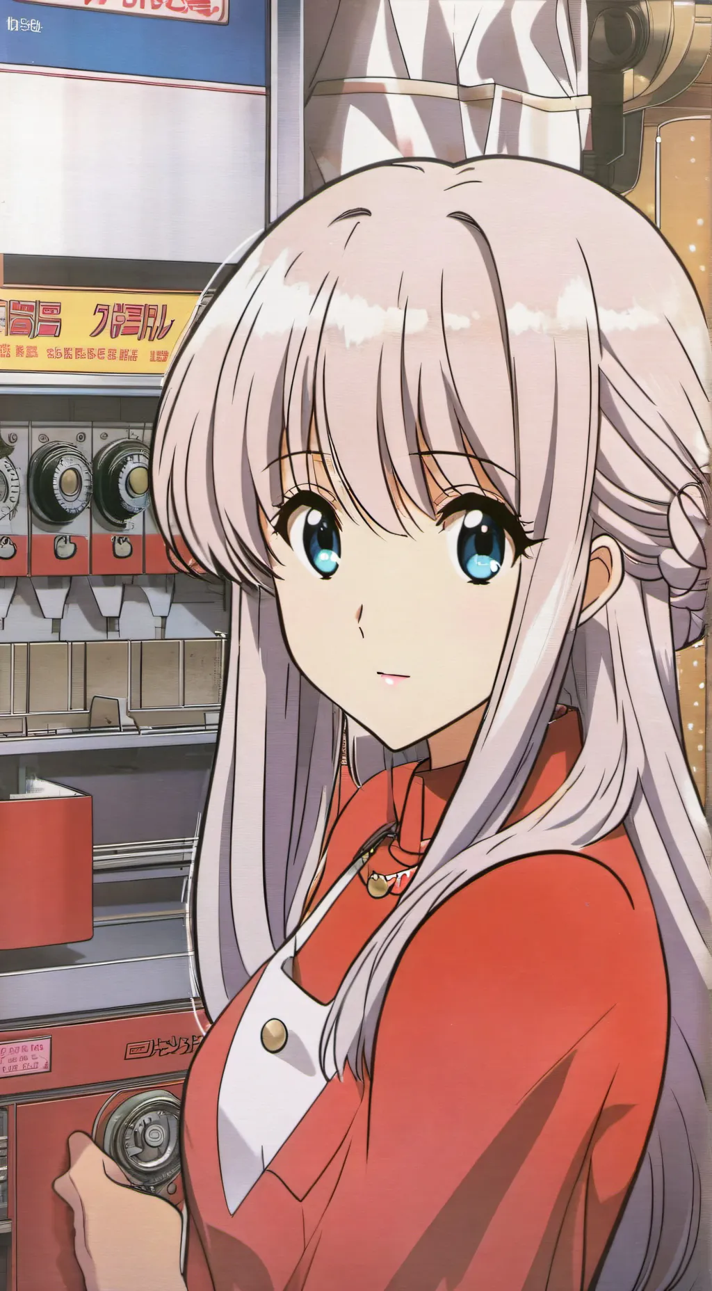 ai character: Bimbo machine background