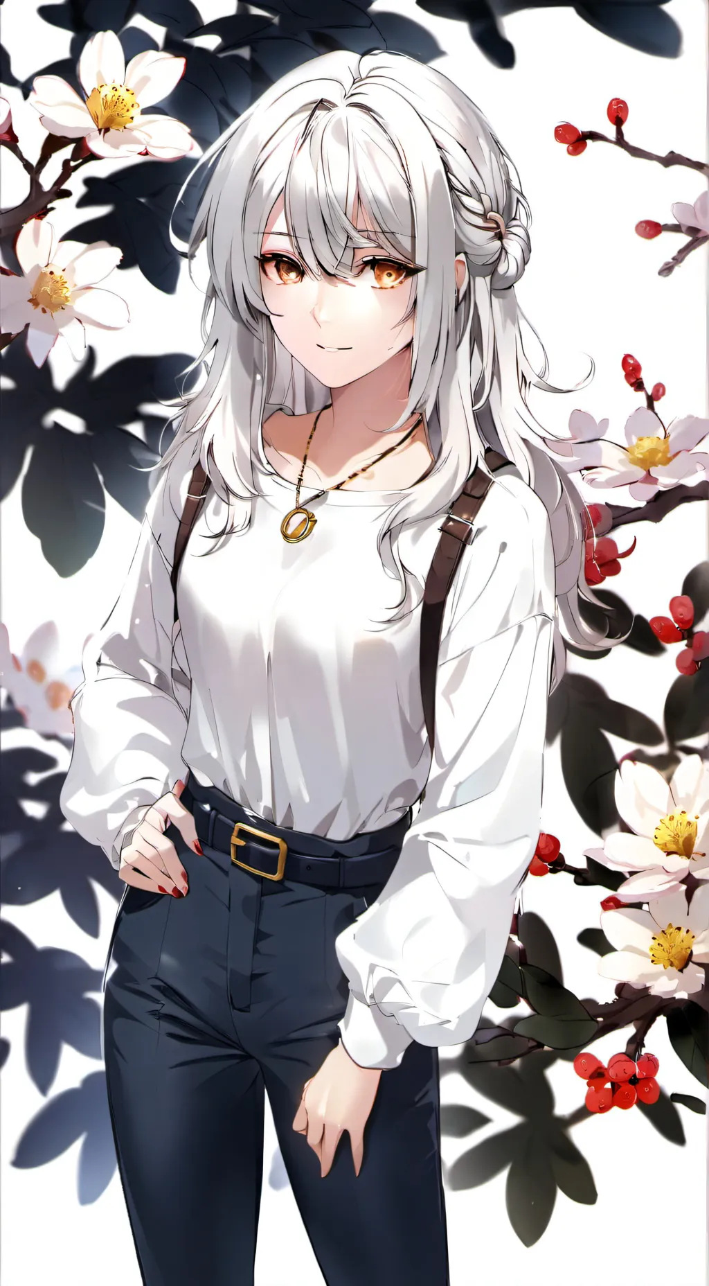ai character: luna + ben background