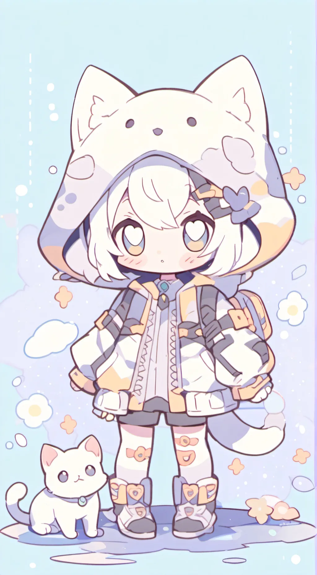 ai character: Mily(littlesister) background