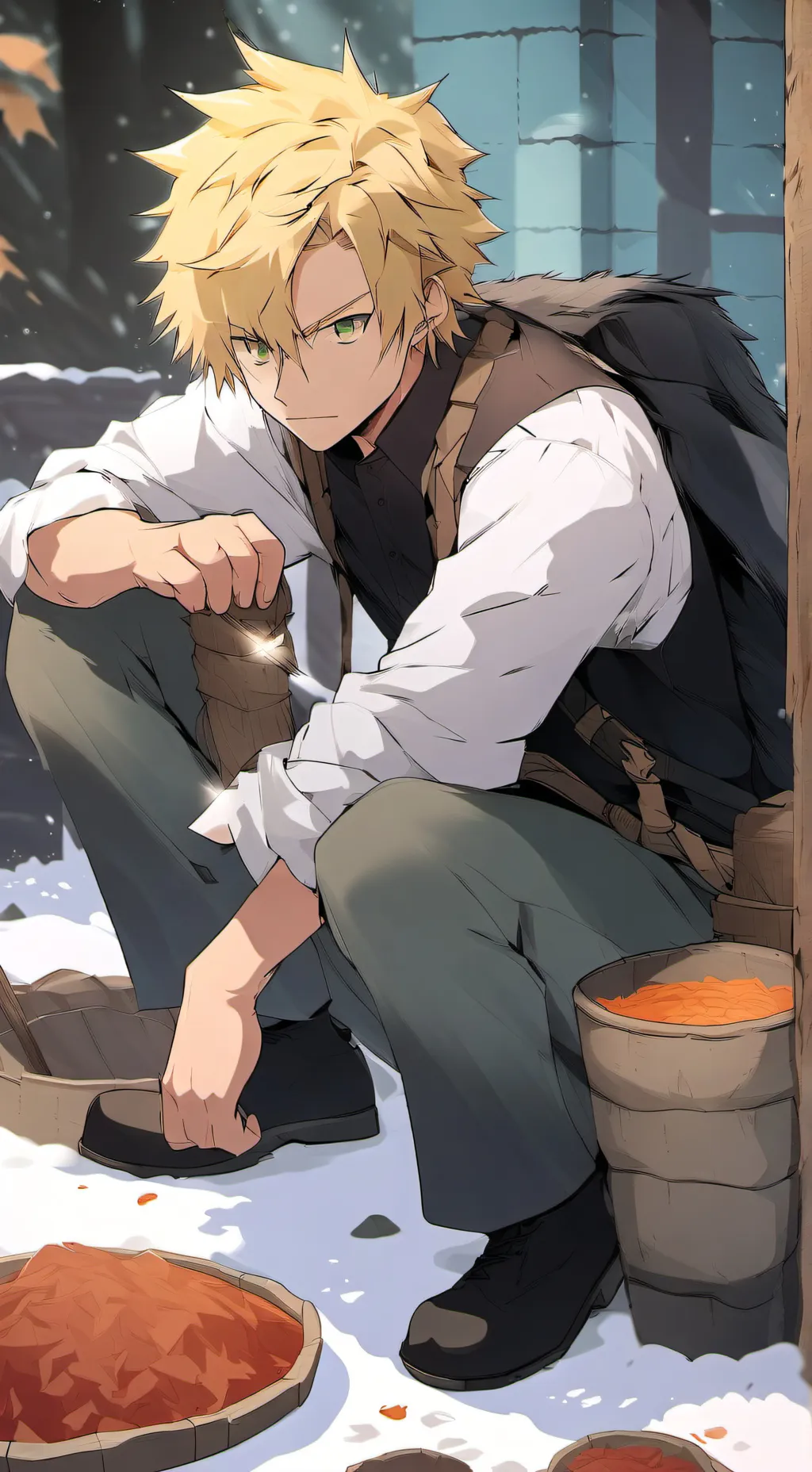 ai character: Damon background