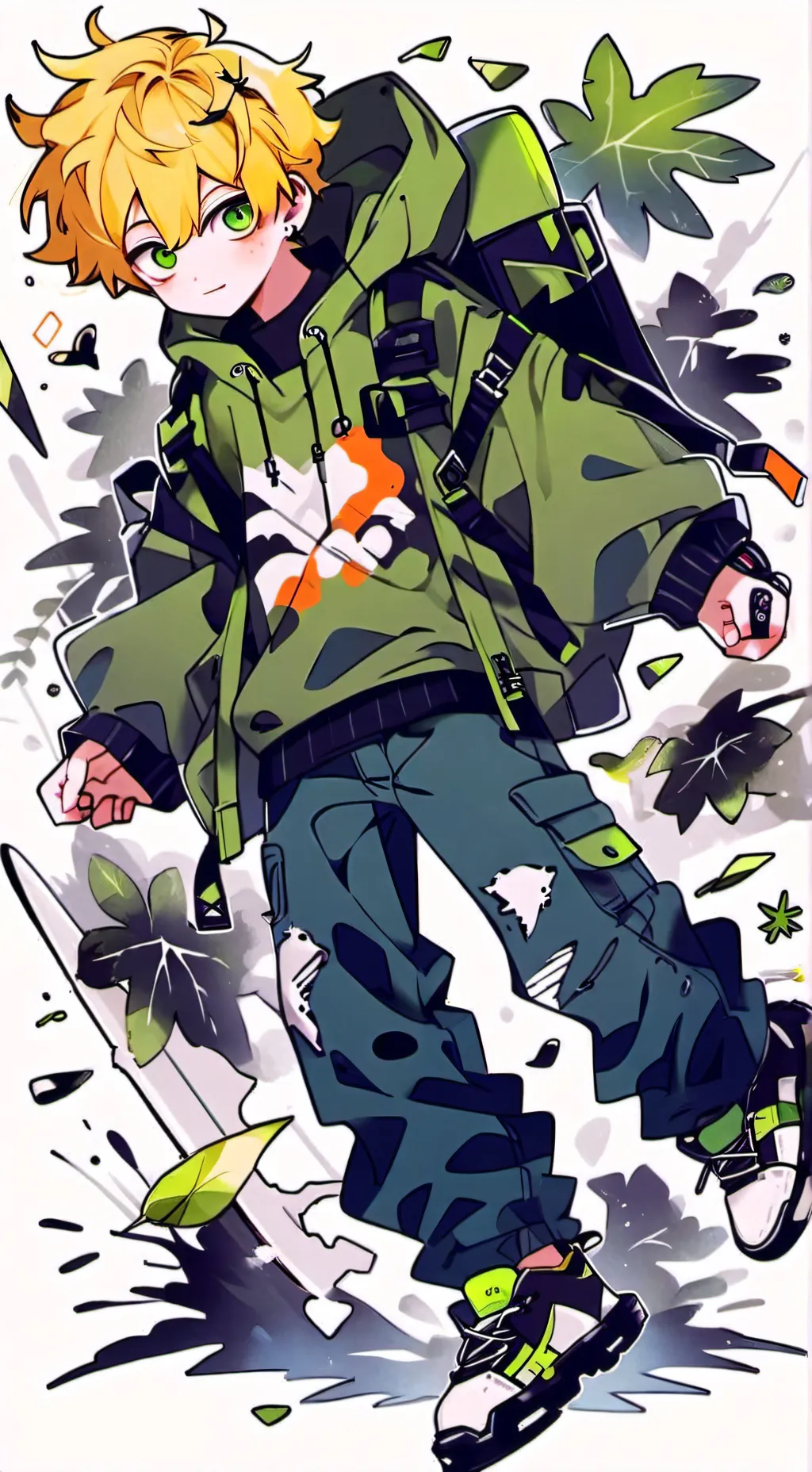 ai character: Charlie background