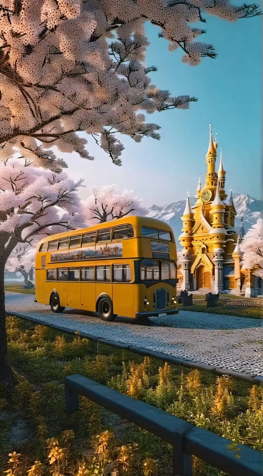 ai character: MGA Field Trip! background