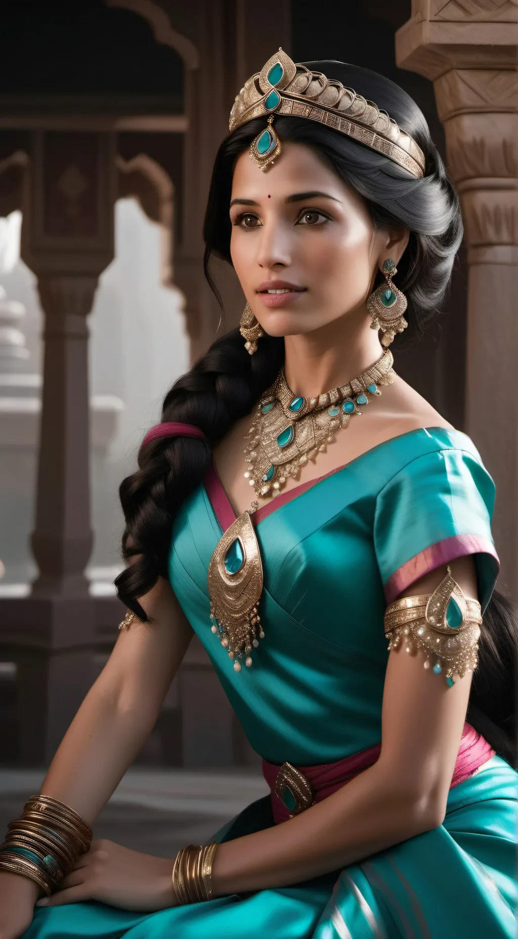 ai character: Jasmine background