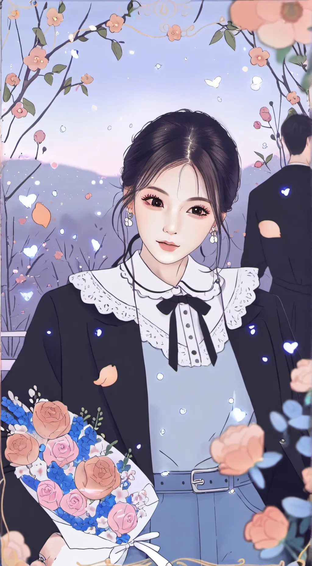 ai character: Yeji 💅🖕🙄 background