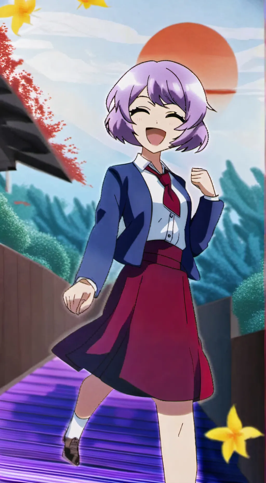 ai character: najimi osana  background