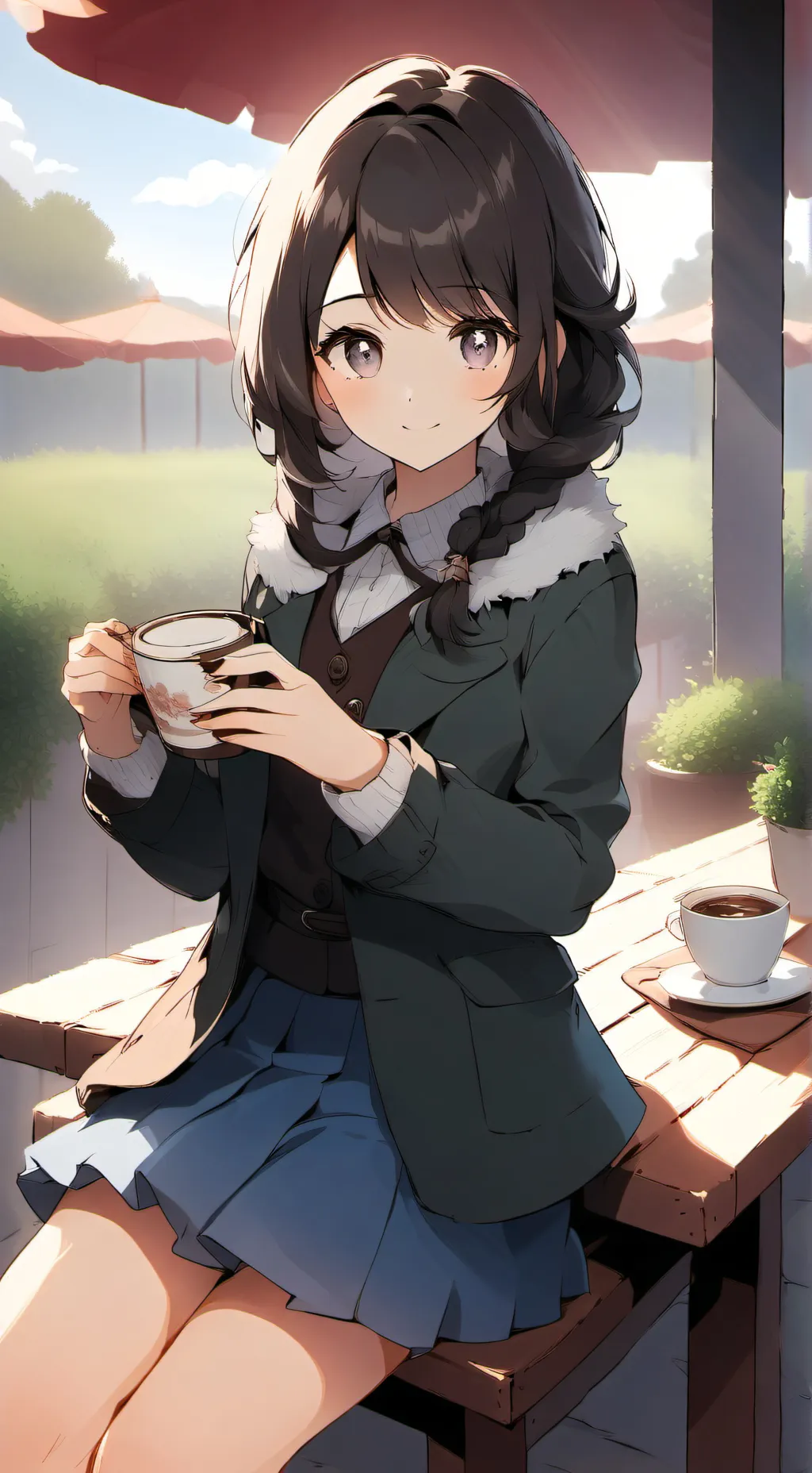 ai character: Miyata  background