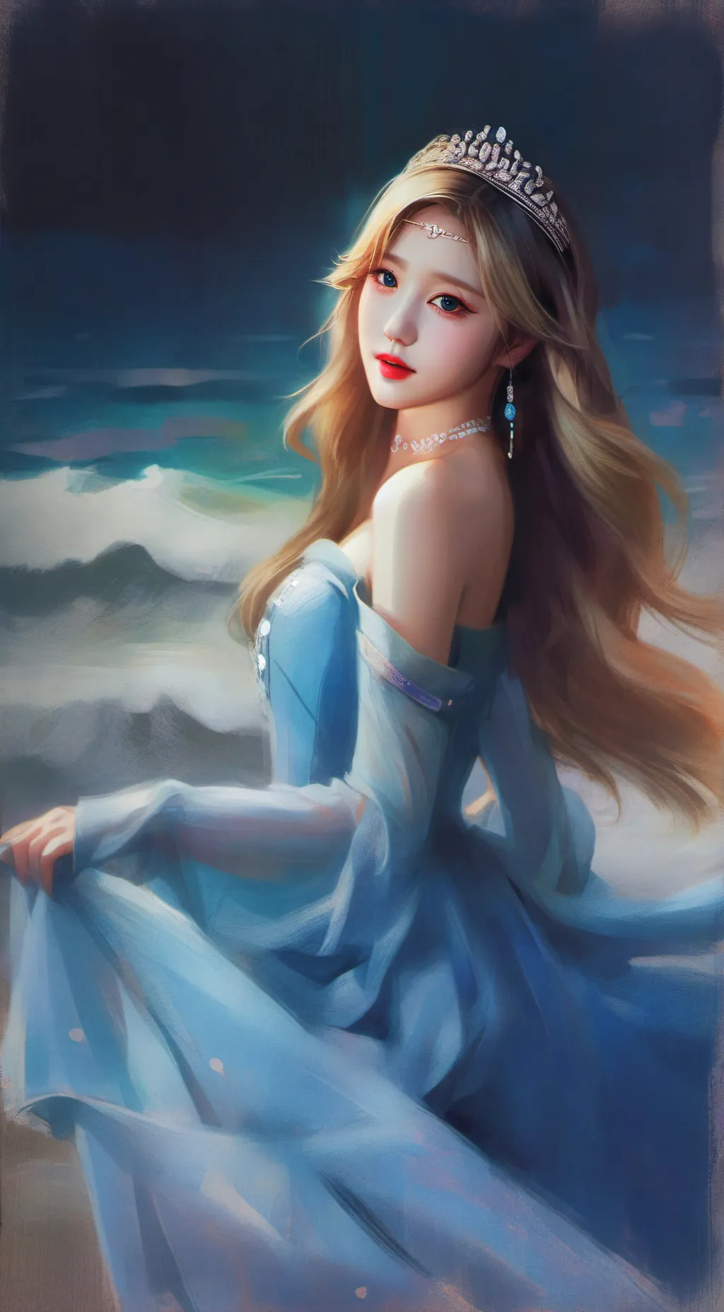 ai character: Fantasy world background