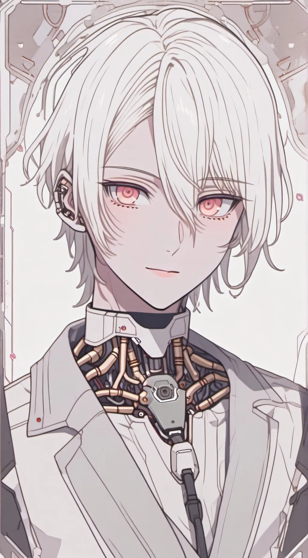 ai character: Crimson background