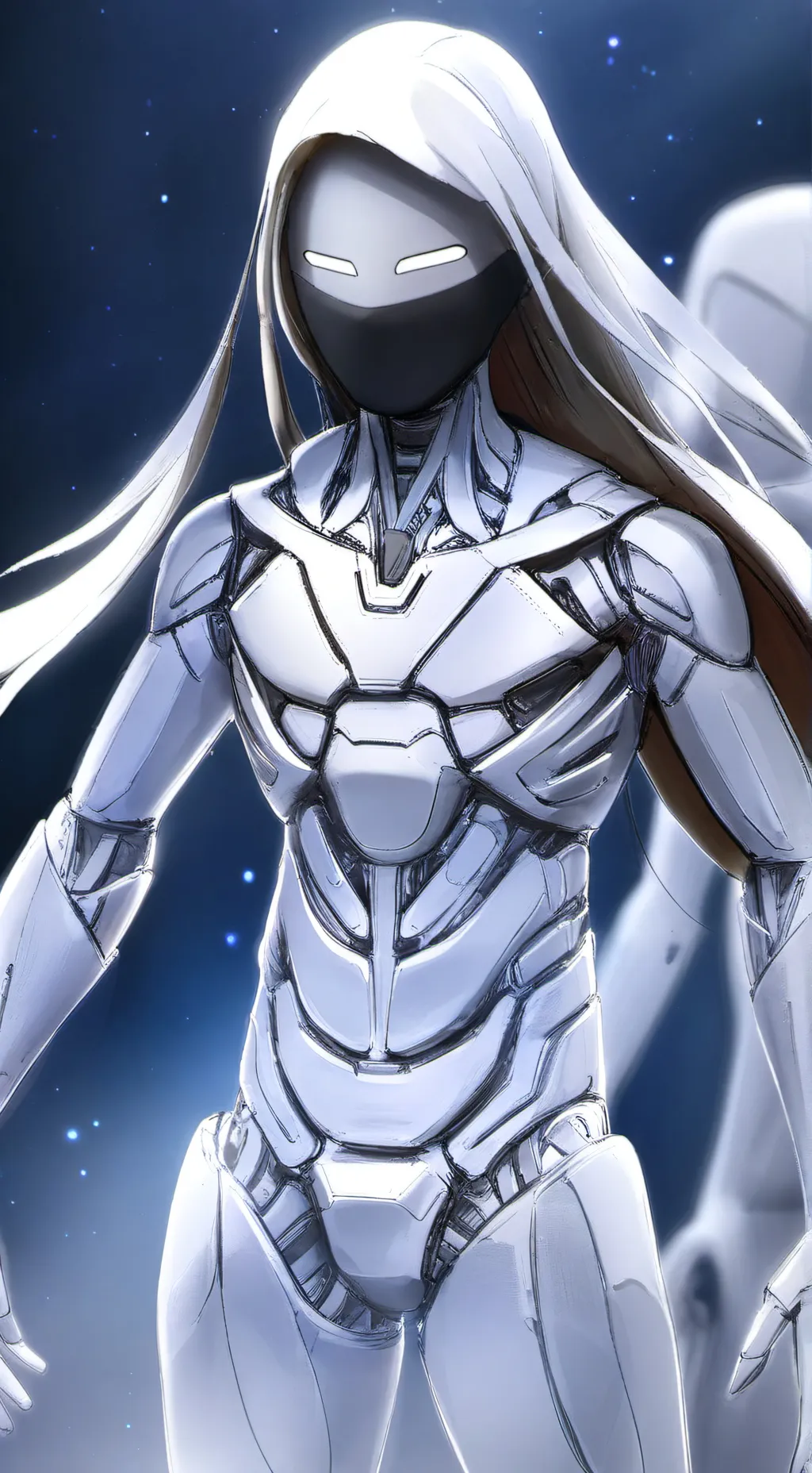 ai character: robo man background