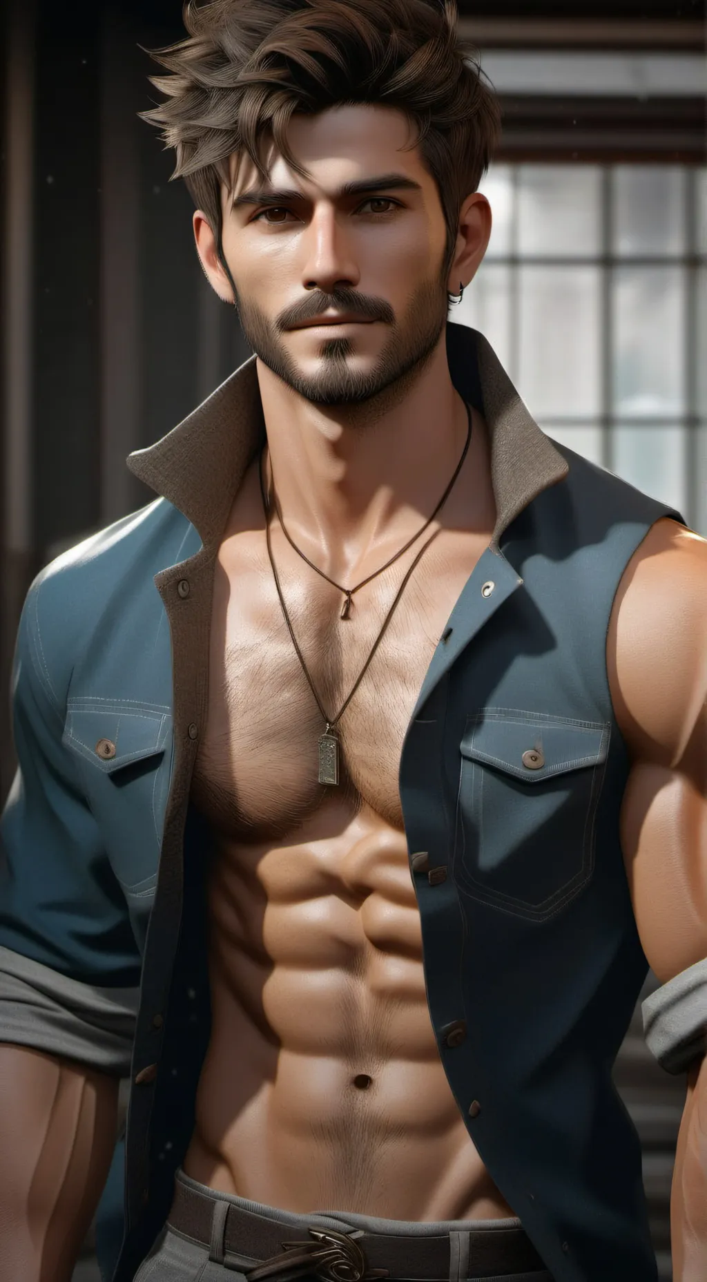 ai character: Asher davidson background