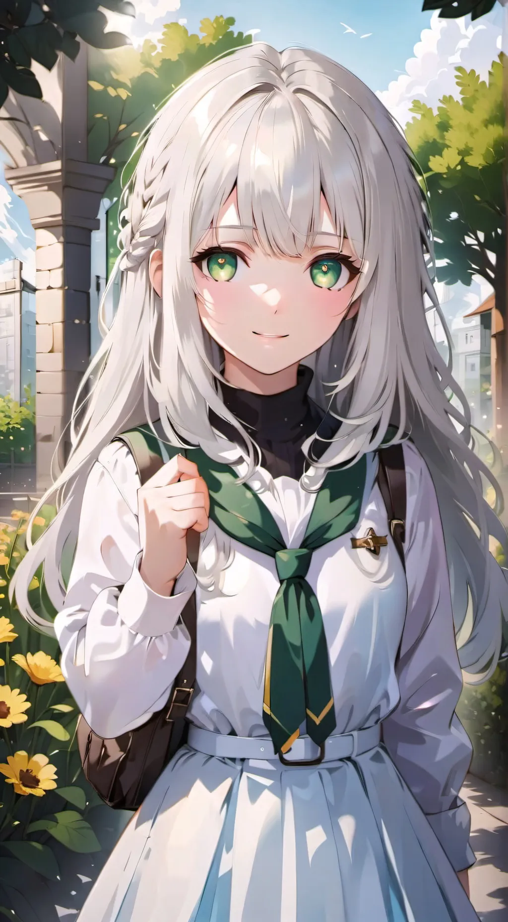 ai character: Hikari  background