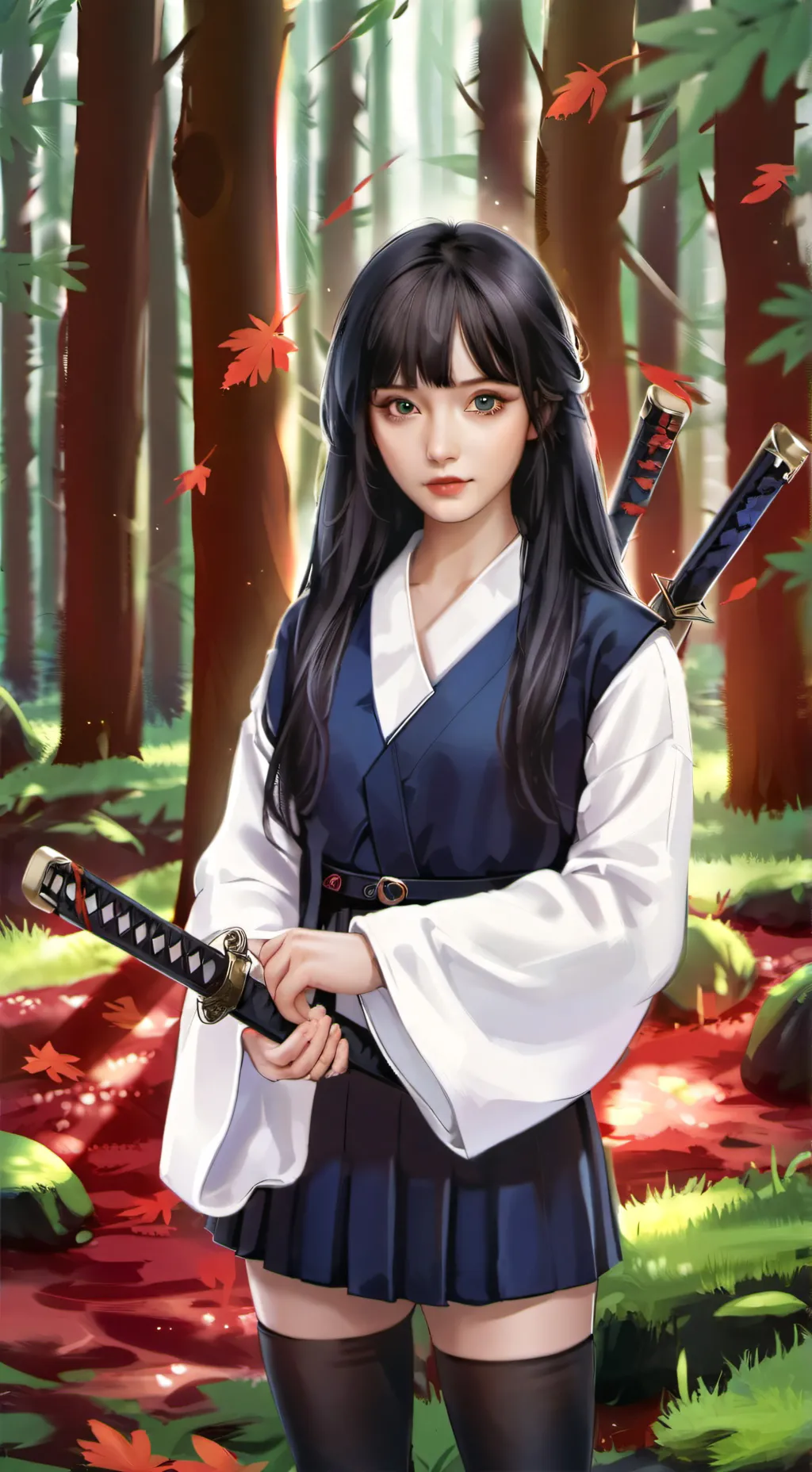 ai character: DS new year's eve background