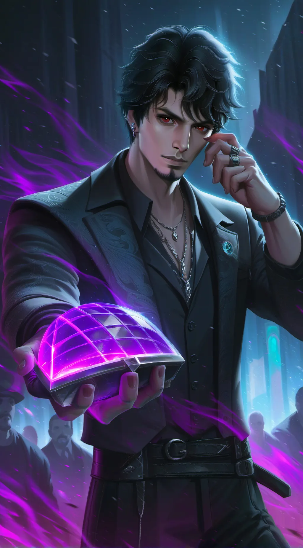 ai character: Elton Tito  background