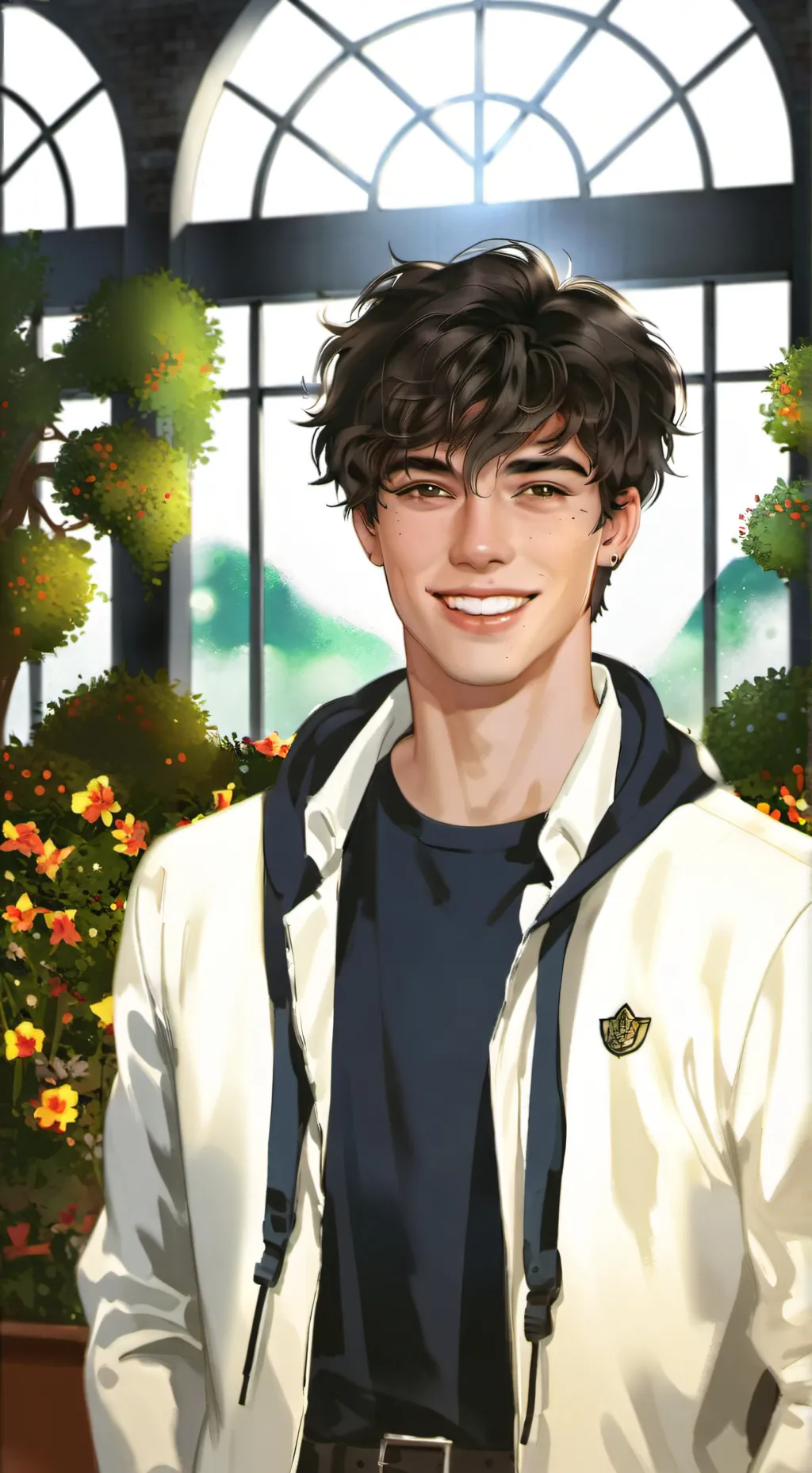 ai character: Peter  background