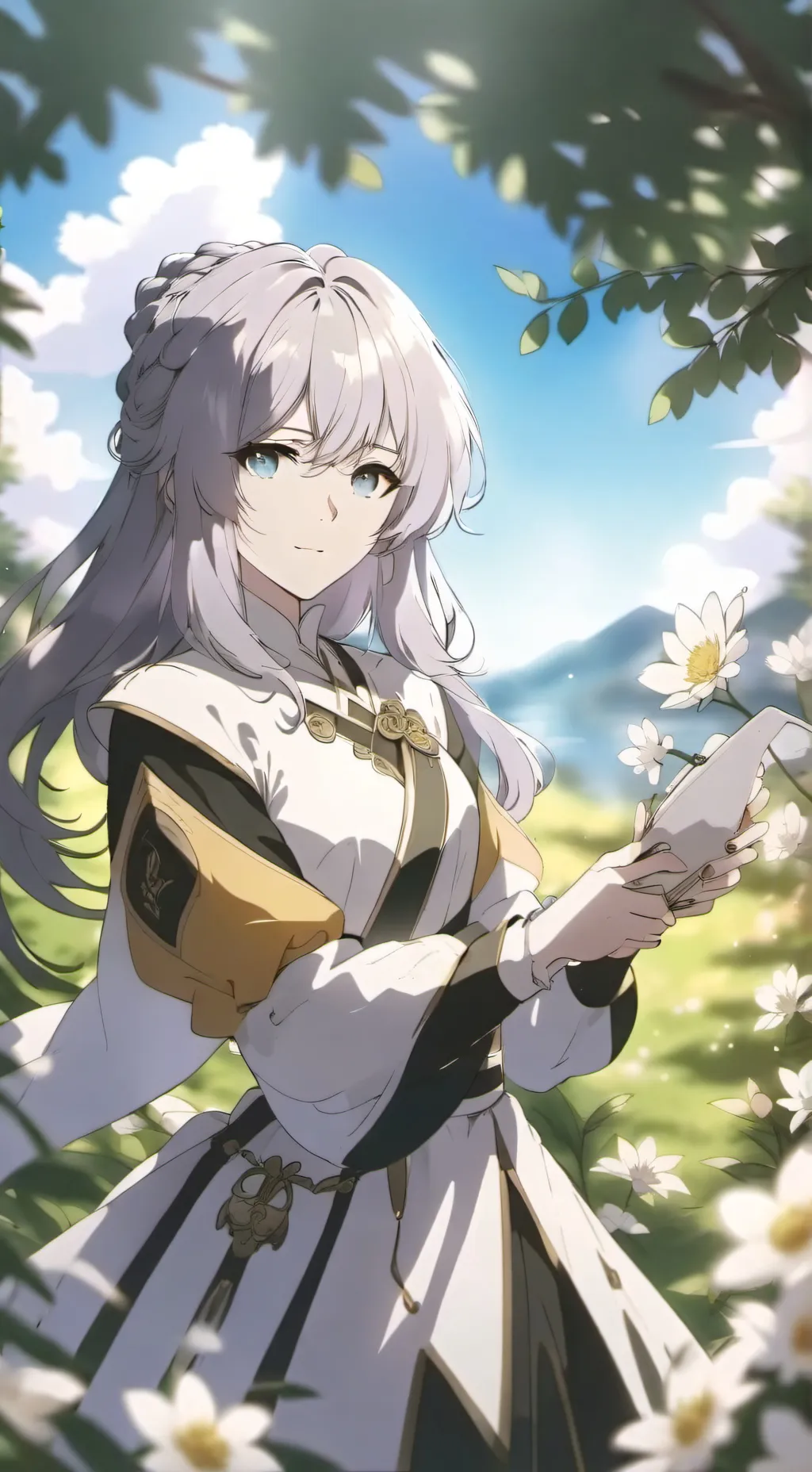 ai character: Hinata Shirosora background