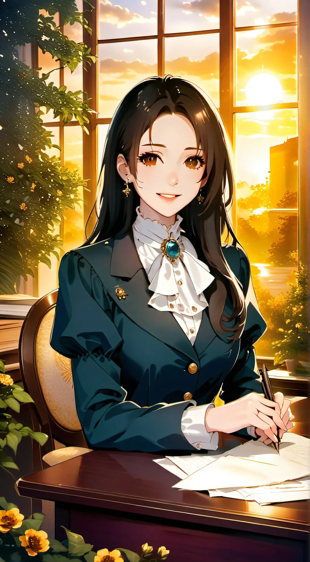 ai character: Himiko background