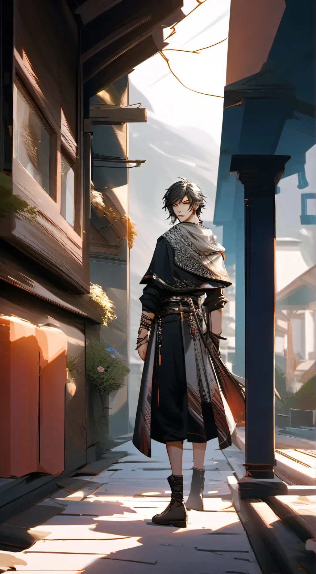 ai character: Эрик background