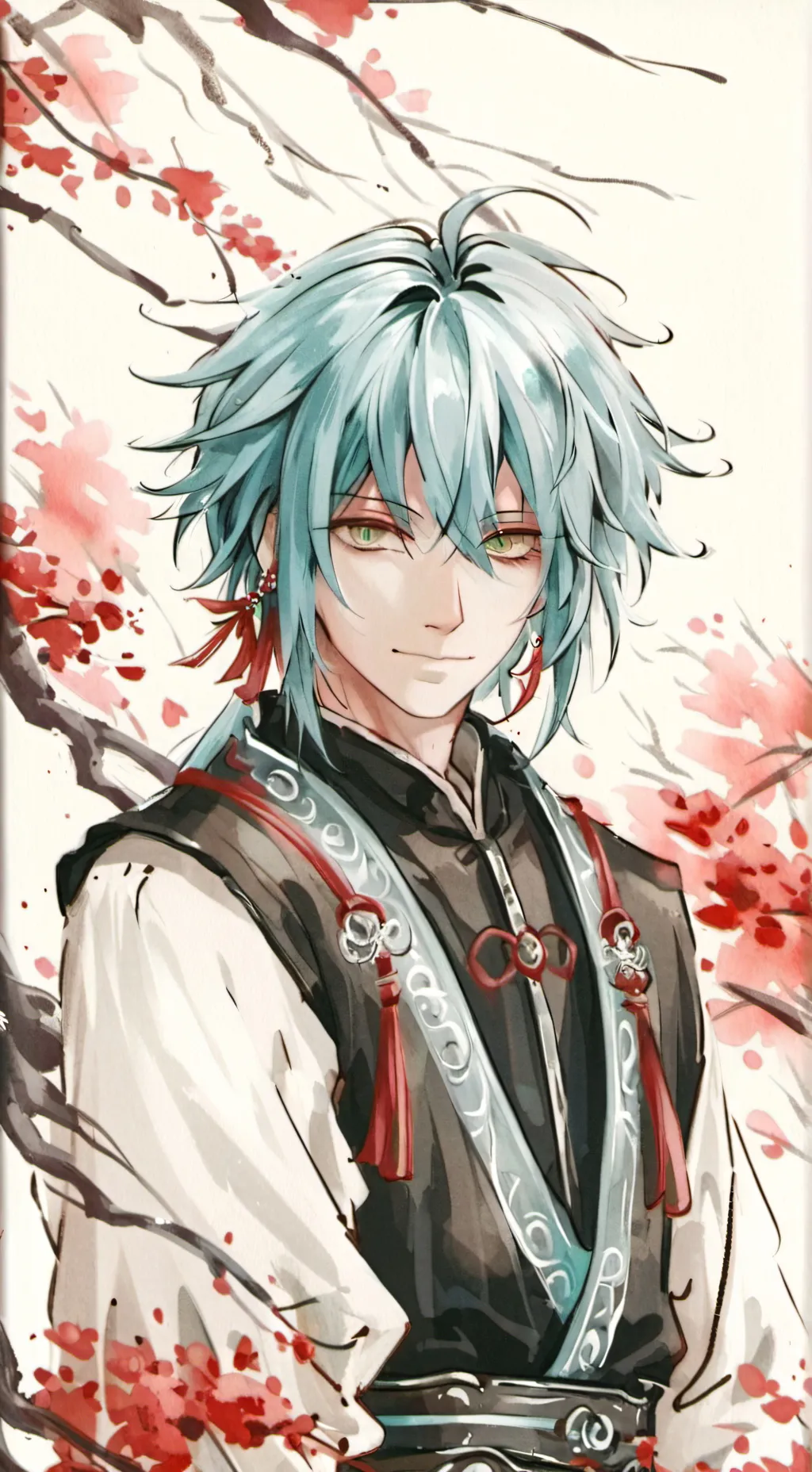 ai character: Hajime kashimo  background