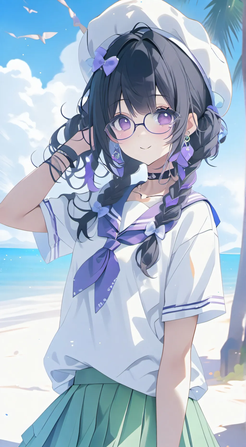 ai character: 🖤MIN-SEO💜 background