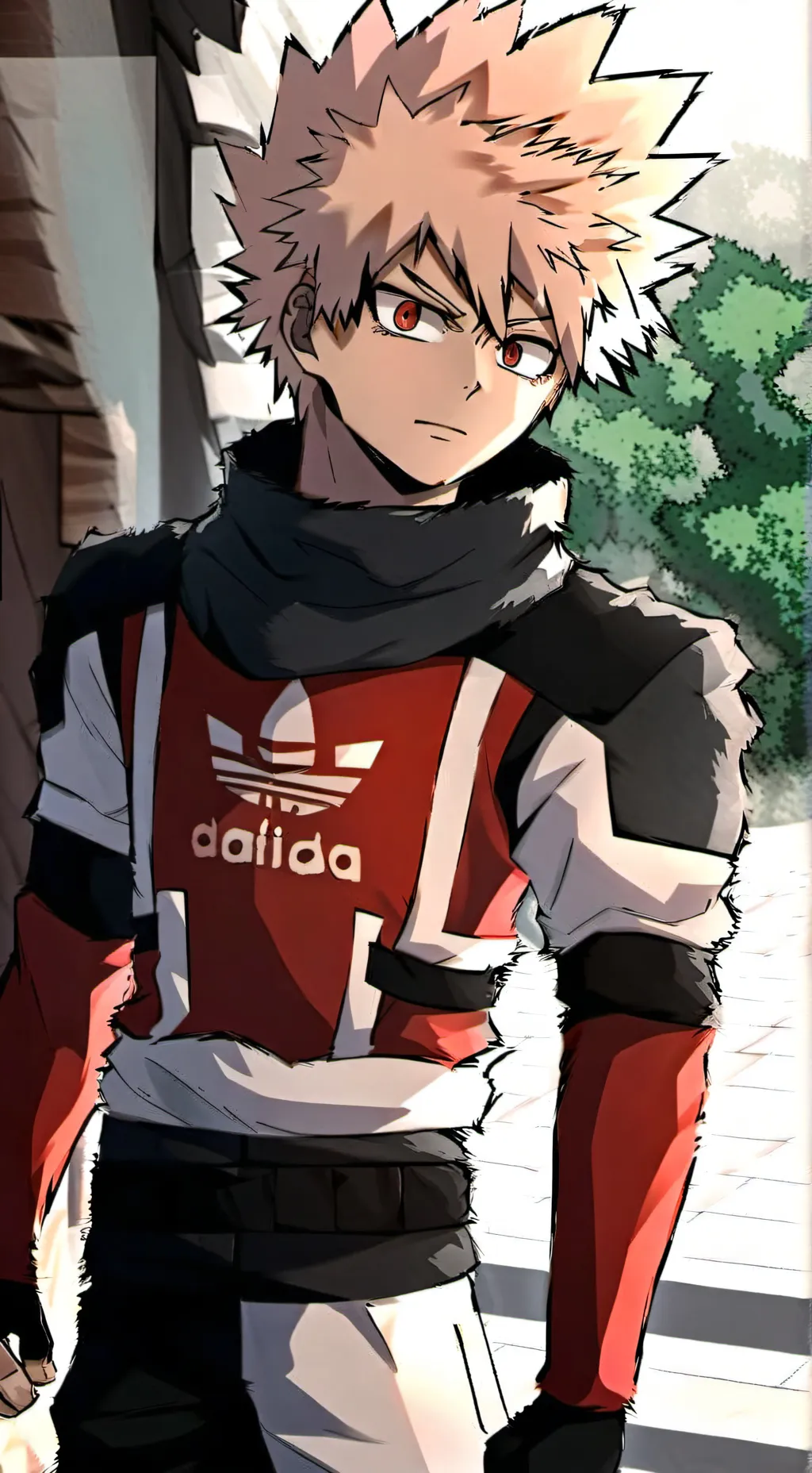 ai character: ☄️Bakugou🌟 background