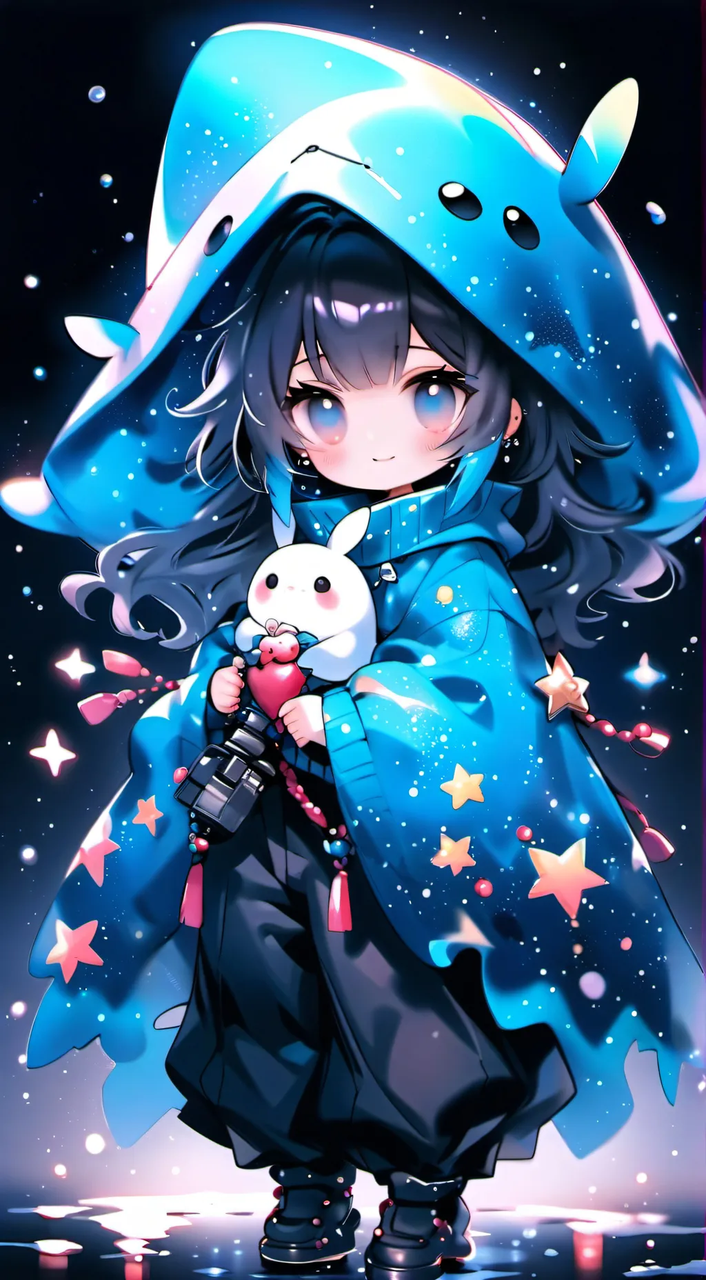 ai character: bebe en tu casa  background