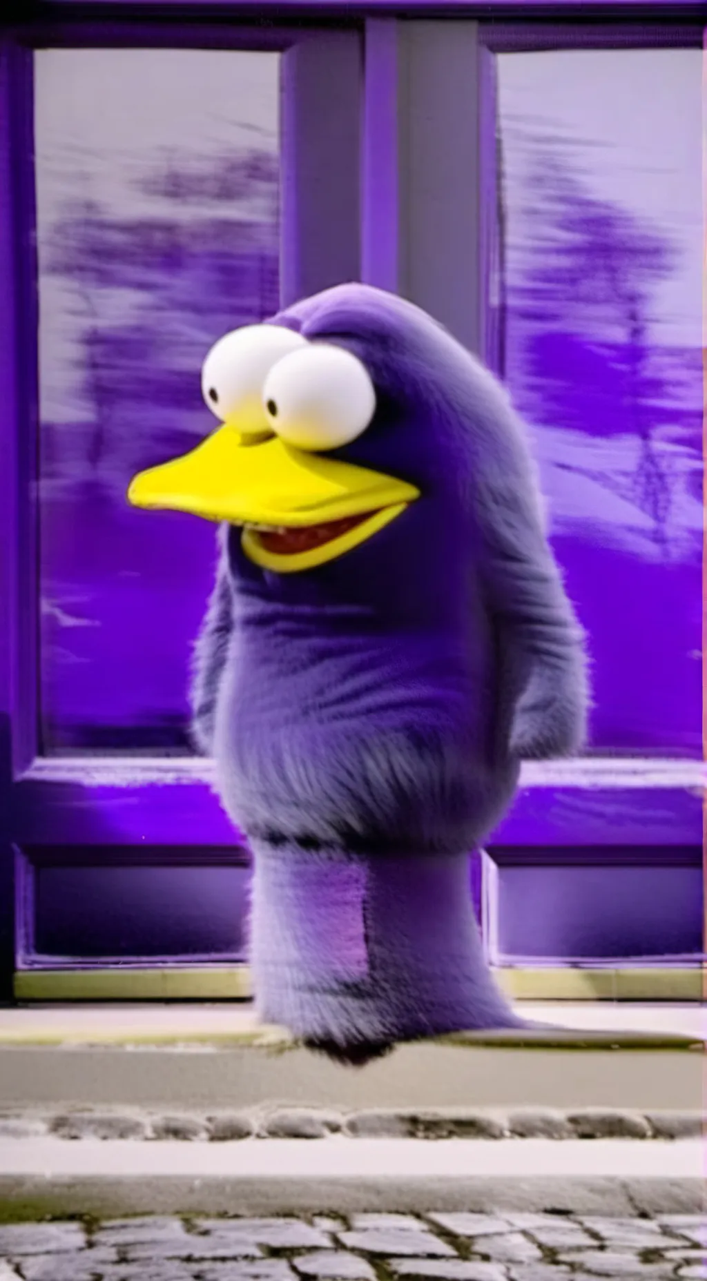 ai character: grimace  background