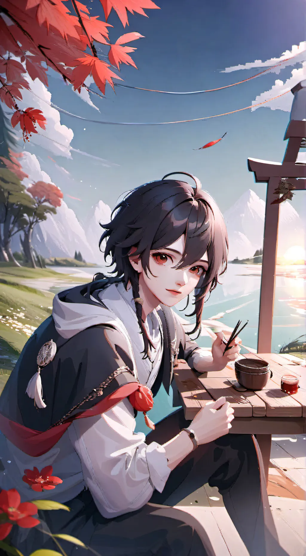 ai character: Michael  background