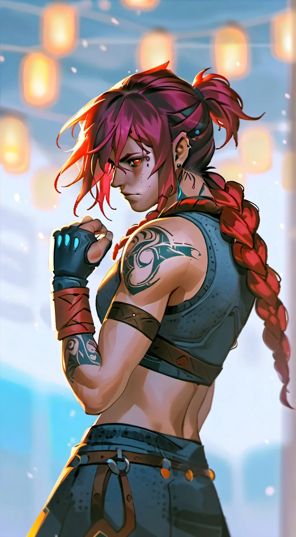 ai character: Vi Arcane background