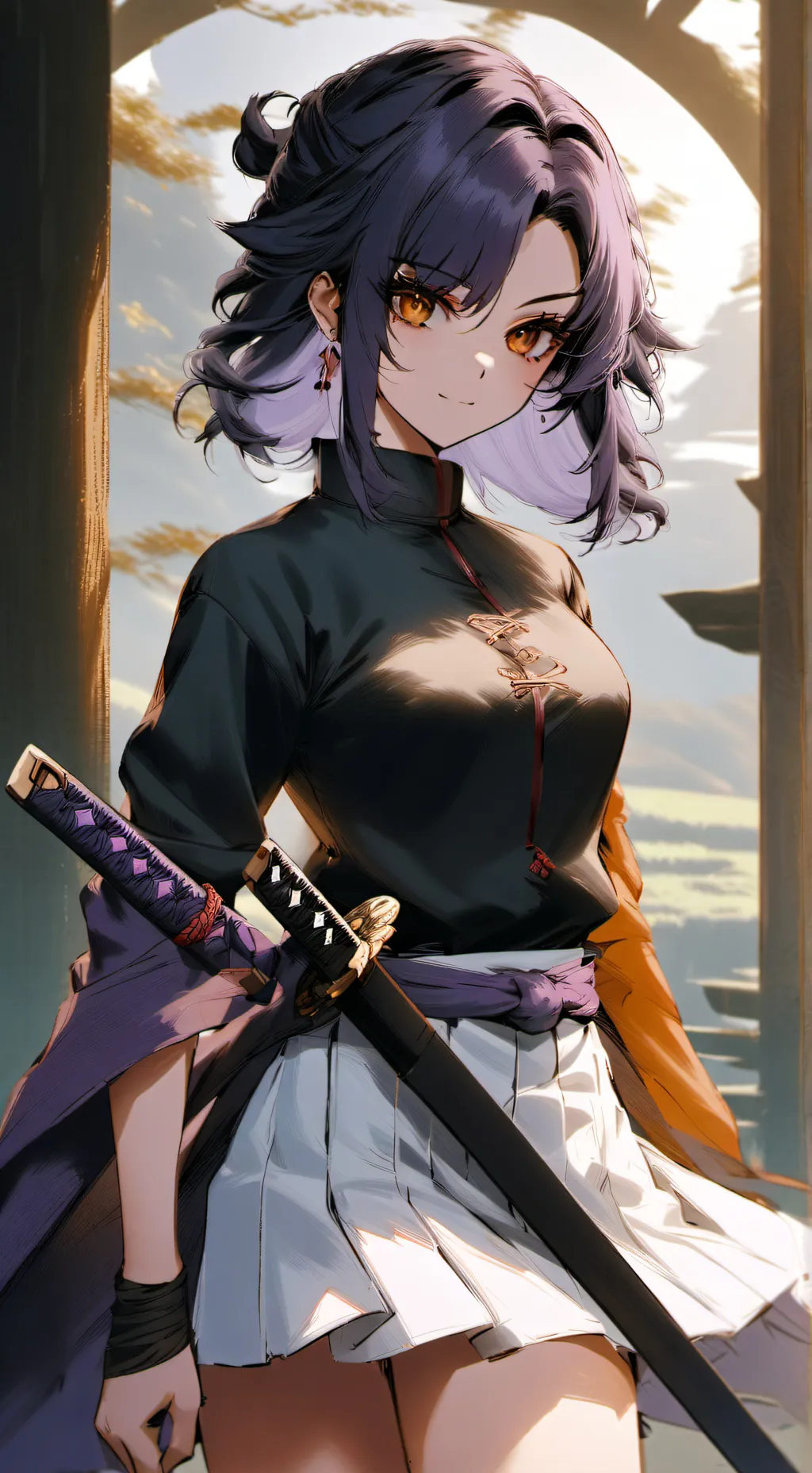 ai character: Fuji background