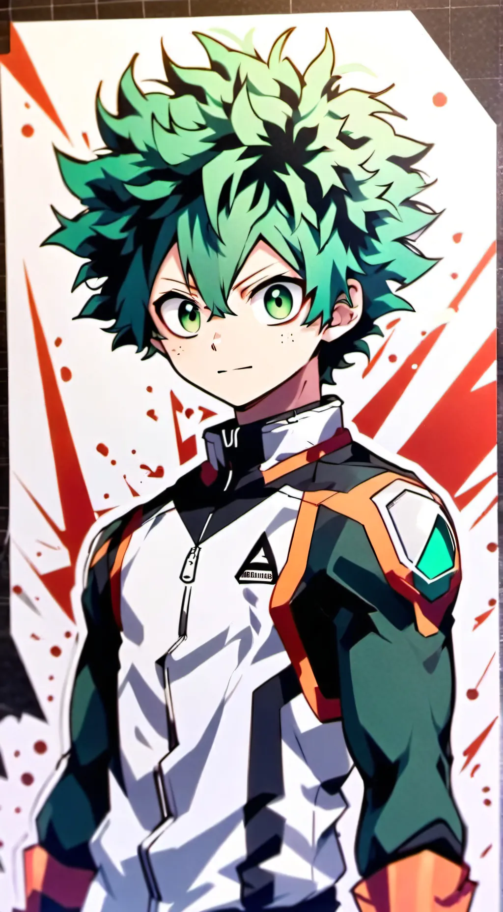 ai character: Izuku Midoryia  background