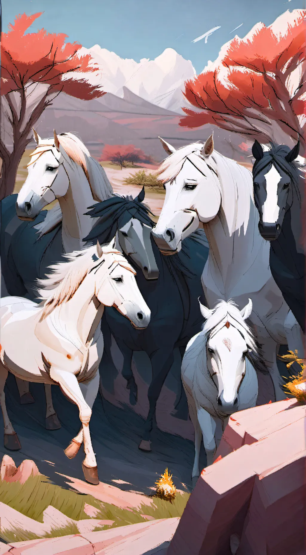 Talkie AI - Chat with La Brea-horse herd