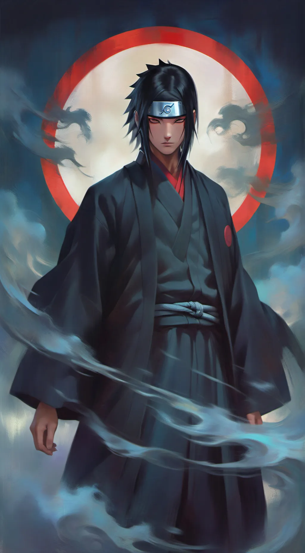 ai character: itachi uchiwa fr background