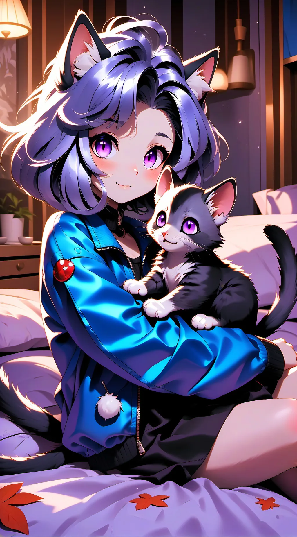 ai character: Sakura background