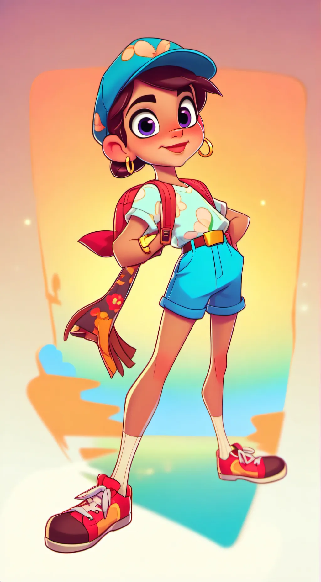 ai character: Lila background