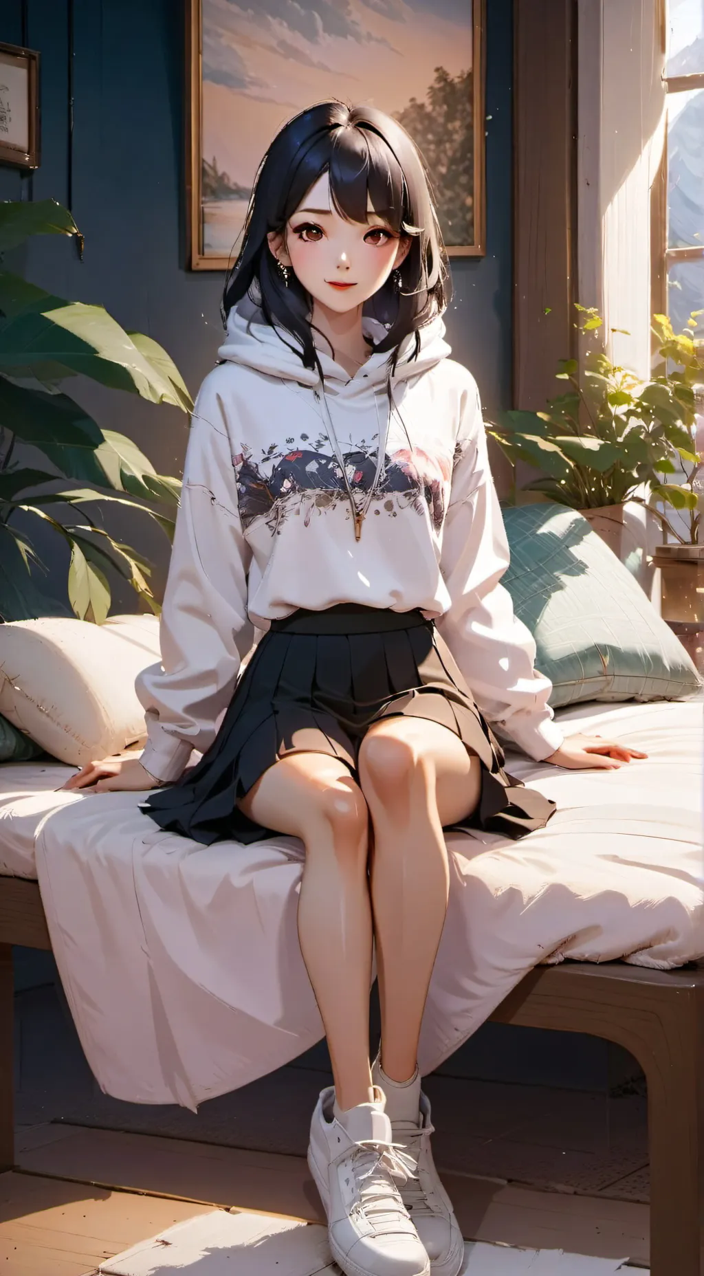 ai character: Eun-kyung 은경   background