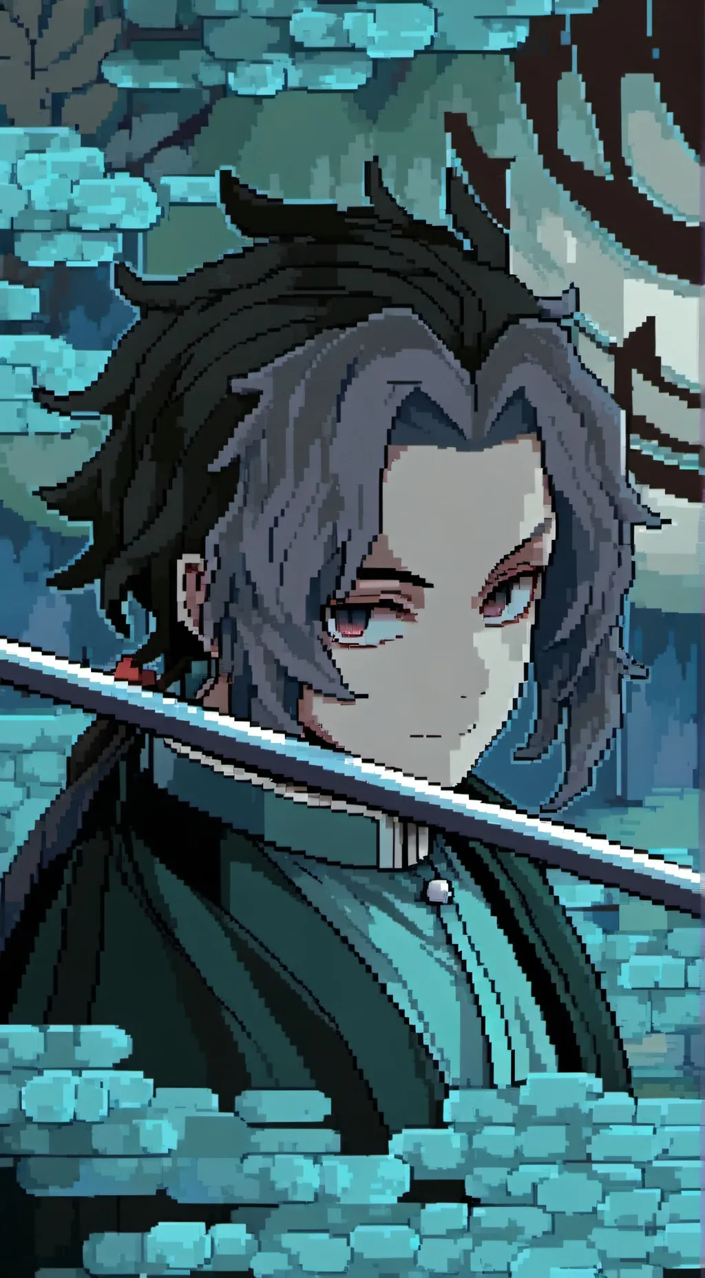 ai character: Kimetsu no Yaiba  background