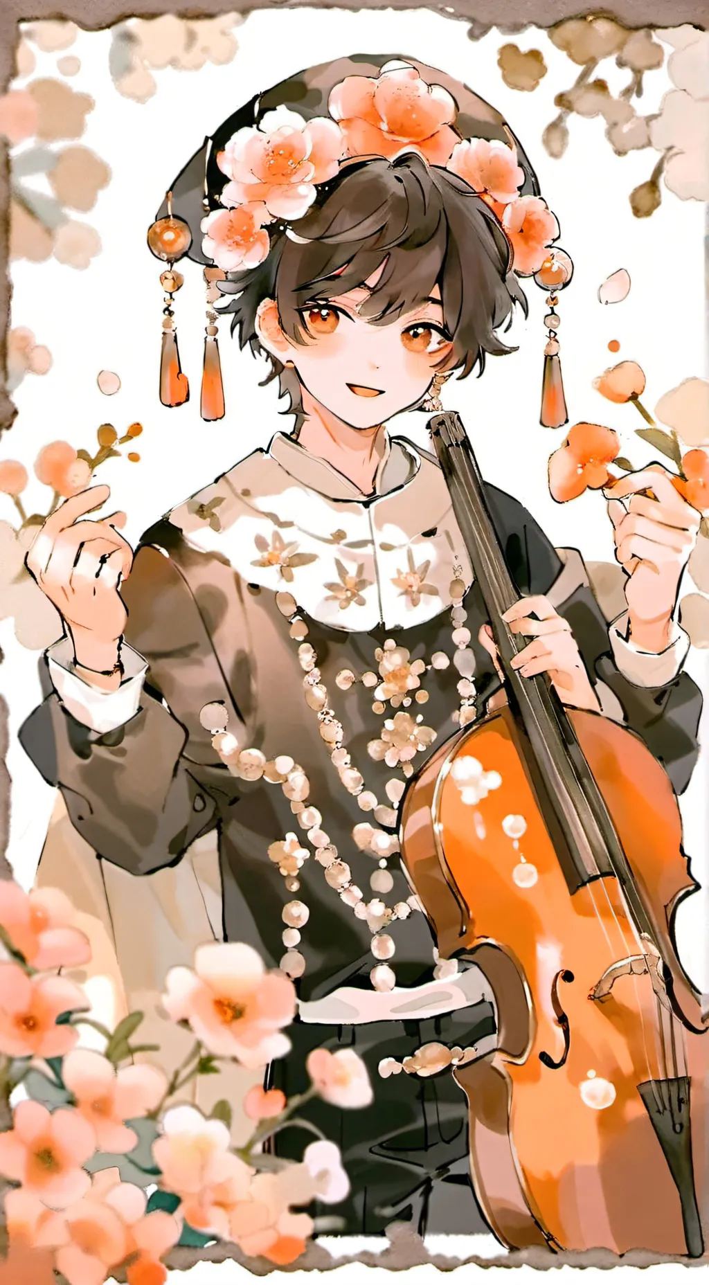 ai character: CH maphilIndo background