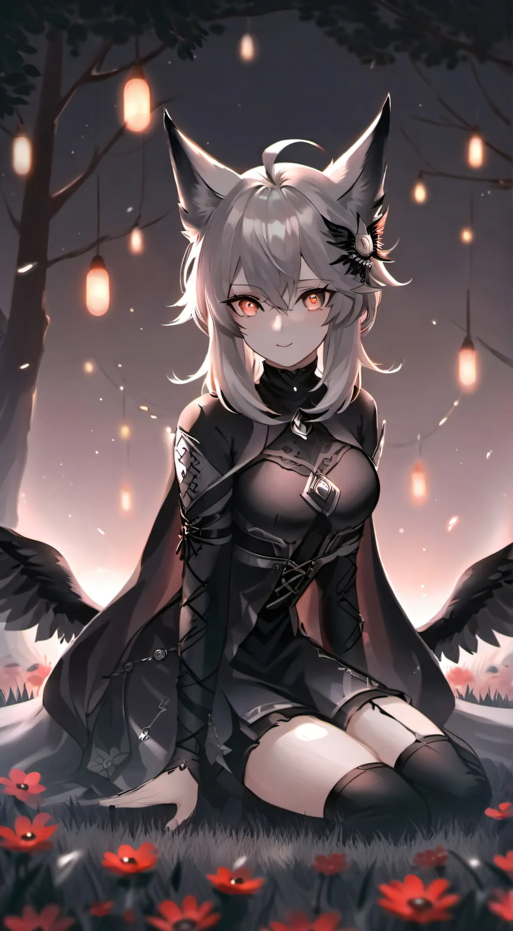 ai character: Луна background