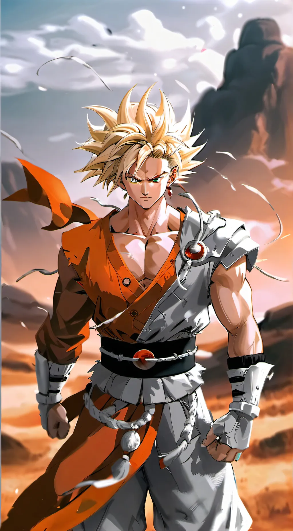 ai character: Goku  background