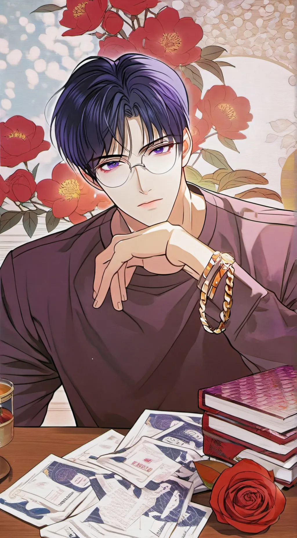 ai character: Vincent  background
