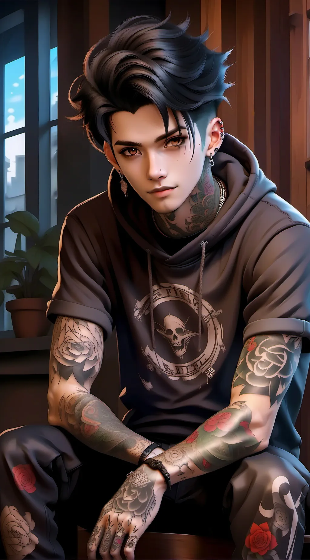 ai character: nick  background