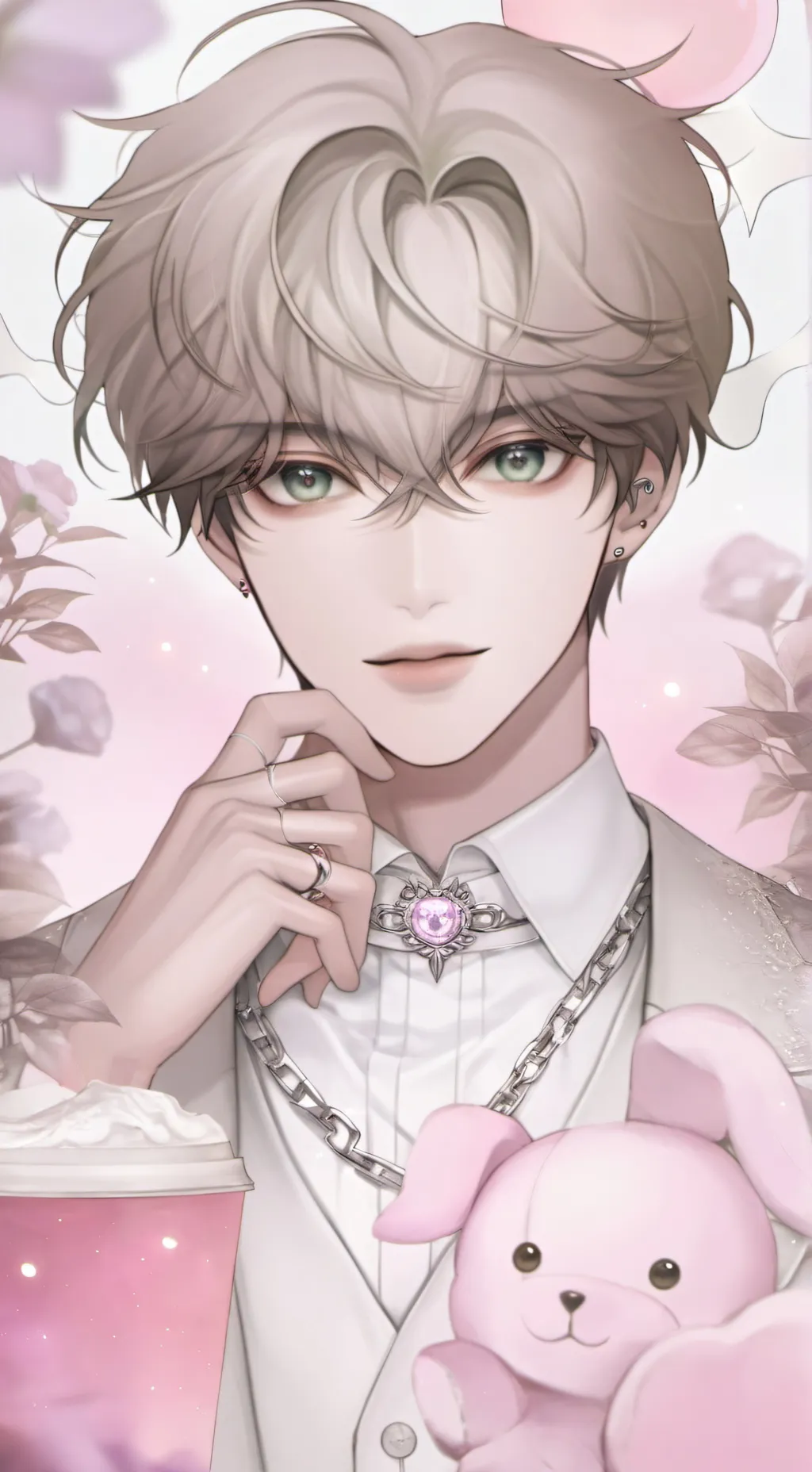 ai character: Taken by goo background