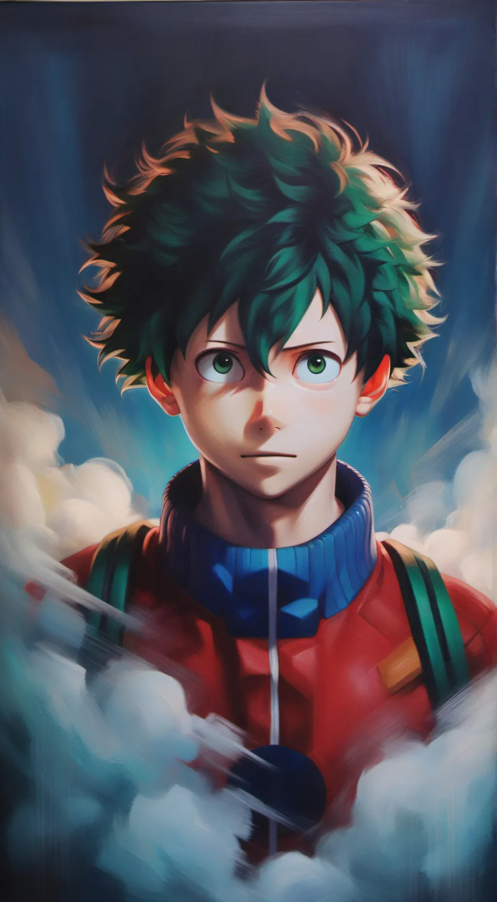 ai character: Deku vs tu  background