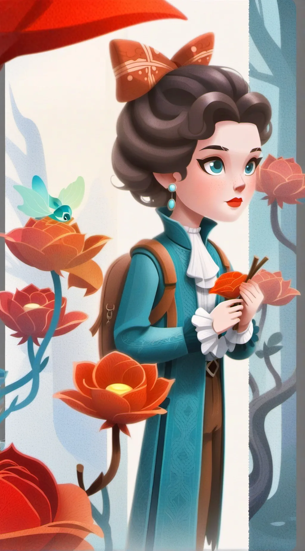 ai character: 🤷‍♀️ background
