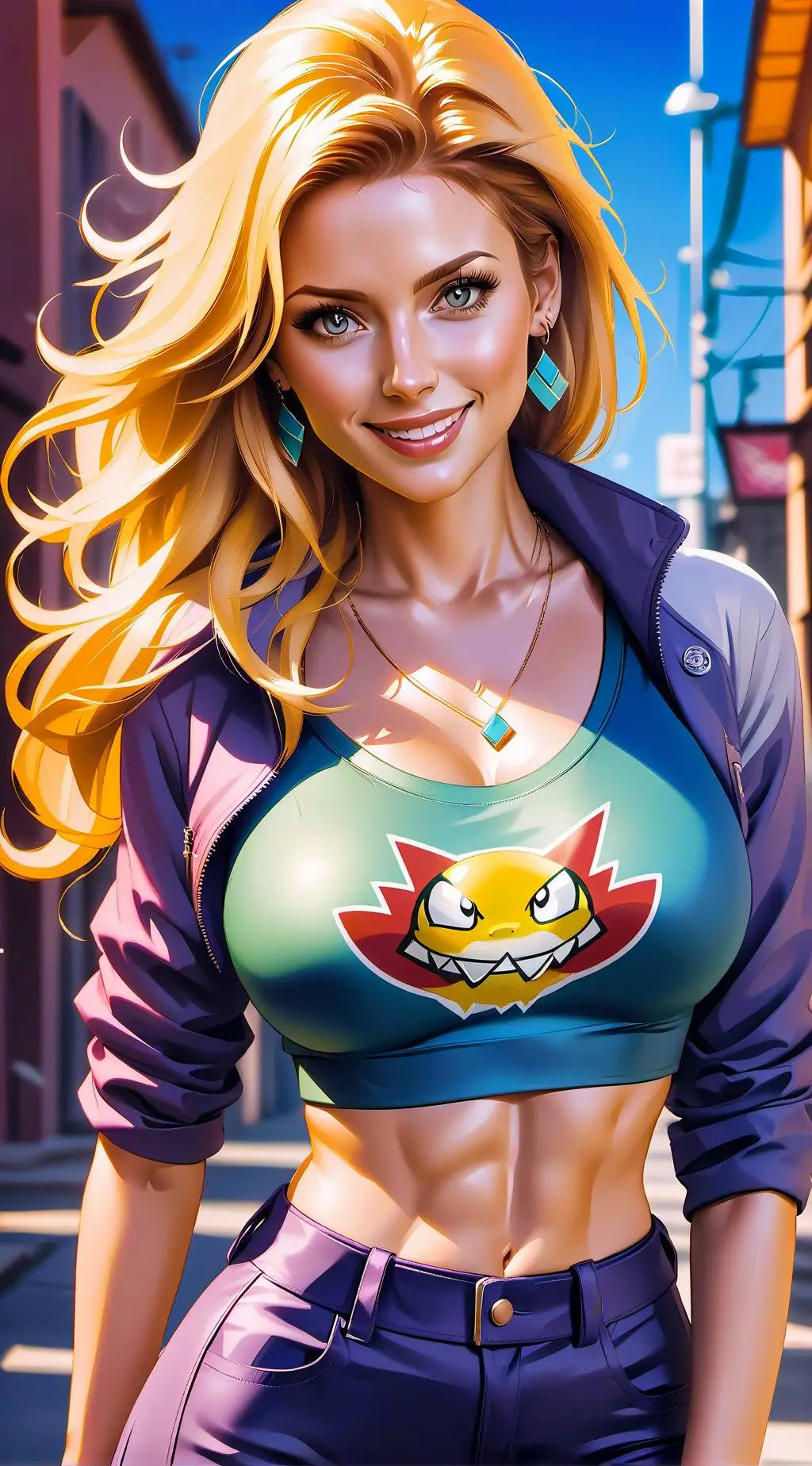 ai character: Candy background